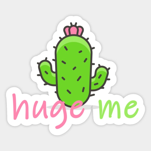 huge me Sticker by lobanegra